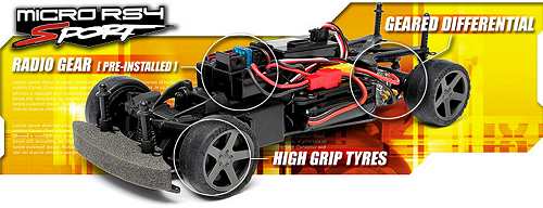 HPI Racing Micro RS4 Sport Chasis