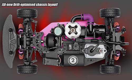 HPI Racing Nitro RS4 3 Drift Chasis