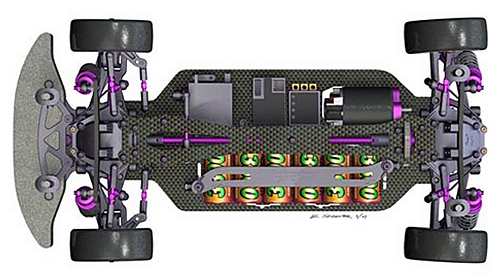 HPI Racing RS4 Pro 4 Telaio