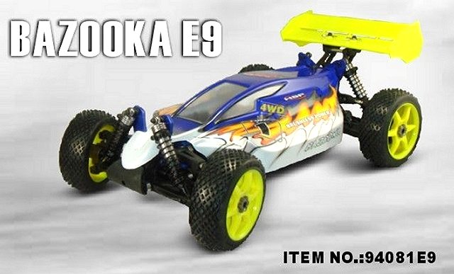 HSP Bazooka-E9 - 94081E9 - 1:8 Électrique Buggy