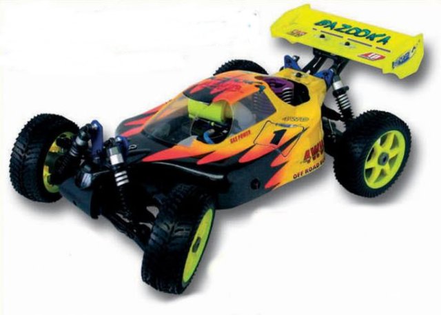 bazooka rc nitro buggy