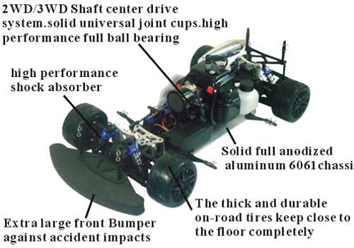 HSP Blue Rocket 94052 Chassis