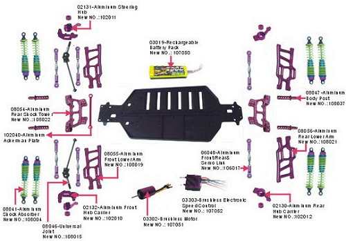 HSP Brontosaurus 94111 Chassis