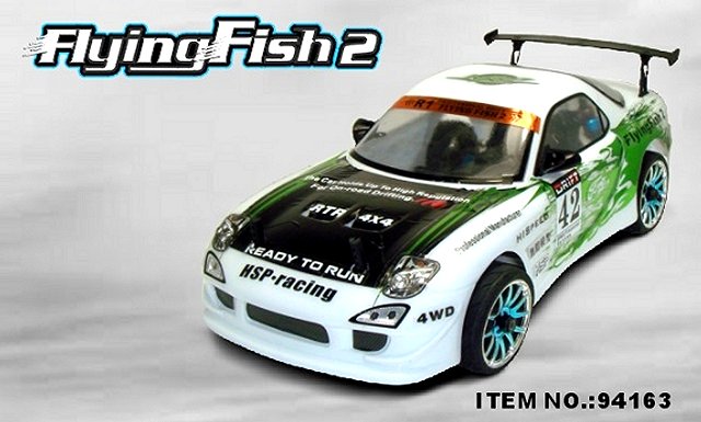 HSP Flying Fish 2 - 94163 - 1:16 Électrique RC Drift Car