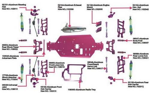 HSP Gladiator 94110 Chassis