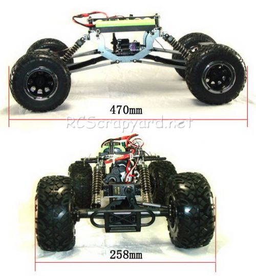 HSP Jeep Crawler Truck 94180L Chassis