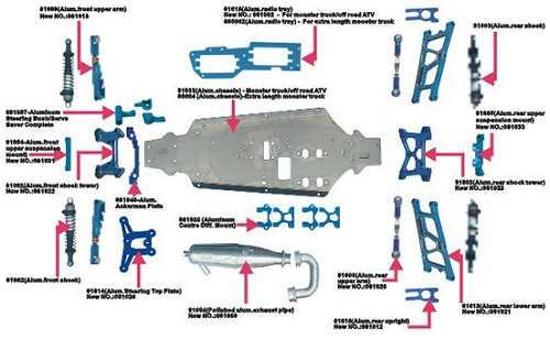 HSP Rattlesnake 94087 Chassis