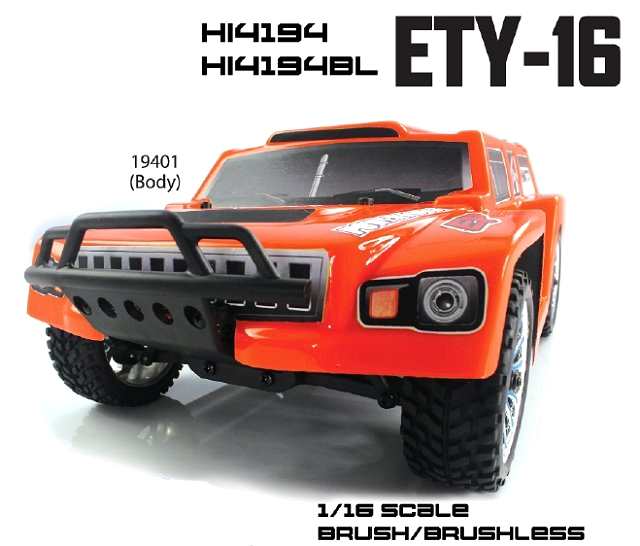 Himoto ETY-16 - 1:16 Électrique Trophy Truck