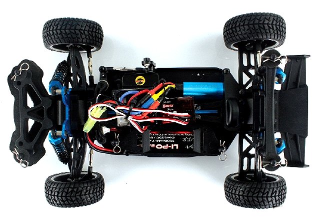 Himoto EXR-16 Chassis - 1:16 Elektro Rally Car