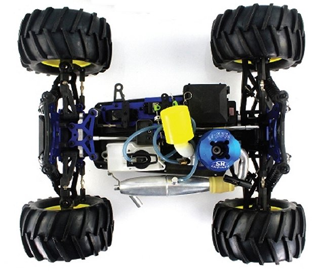 Himoto Rancho Chassis - 1:8 Nitro Monster Truck