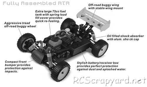 Himoto Syclone Chassis