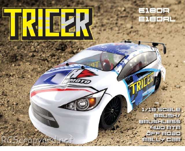 Himoto Tricer - 1:18 Elettrico Auto da Turismo