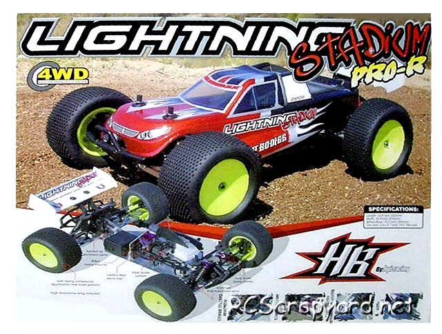 Hot Bodies Lightning Stadium Pro R - 1:8 Nitro Truck