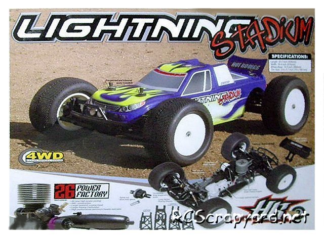 Hot Bodies Lightning Stadium - 1:8 Nitro Truck