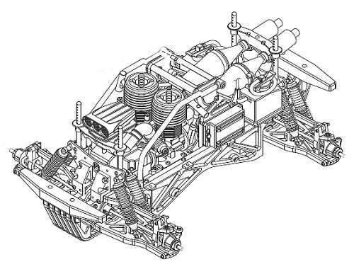 Kyosho Giga Crusher DF Chassis