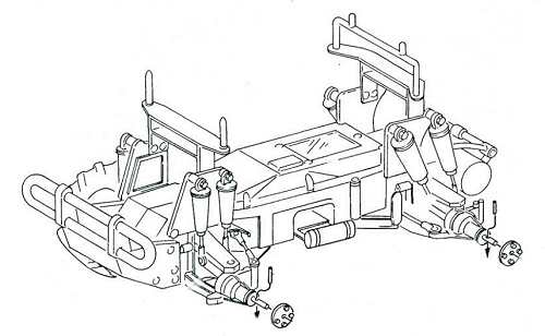 Kyosho Hi-Rider Corvette Chassis