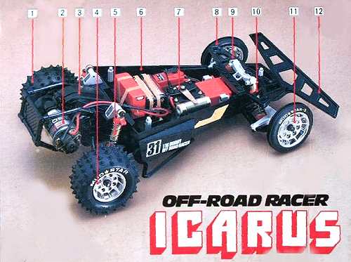 Kyosho Icarus Chassis