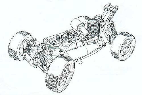 Kyosho Inferno MP6 Chassis