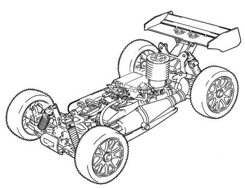 Kyosho Inferno MP-7.5 Sports 2 Chassis