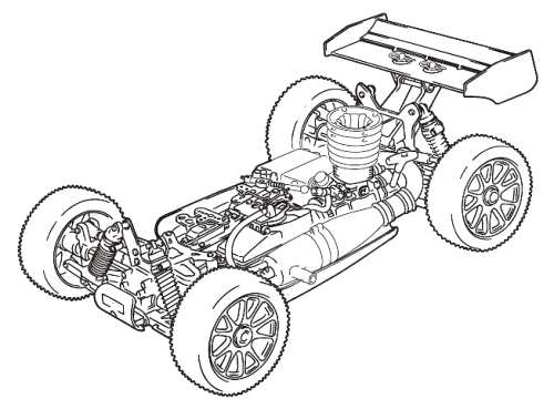 Kyosho Inferno MP-7.5 Sports 4 Telaio