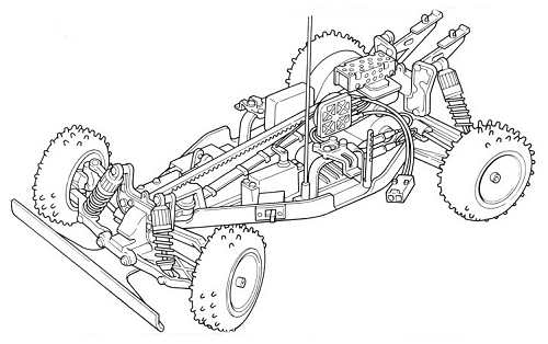 Kyosho Lazer 2000 Chassis