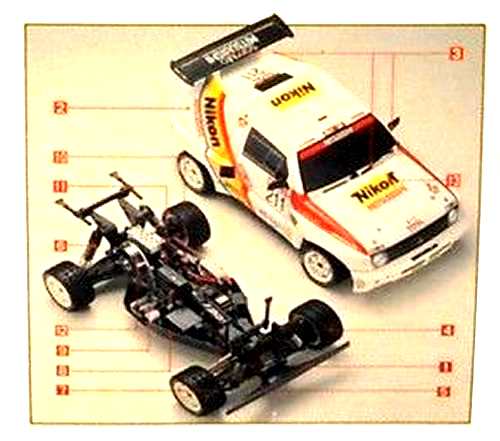 Kyosho Mitsubishi Nikon Pajero Chassis