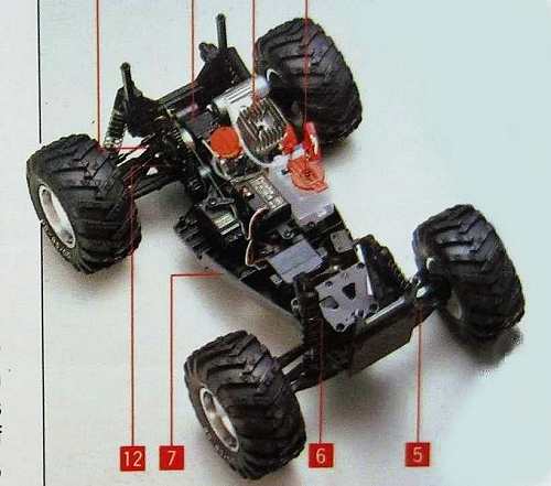 Kyosho Nitro Tracker Chassis