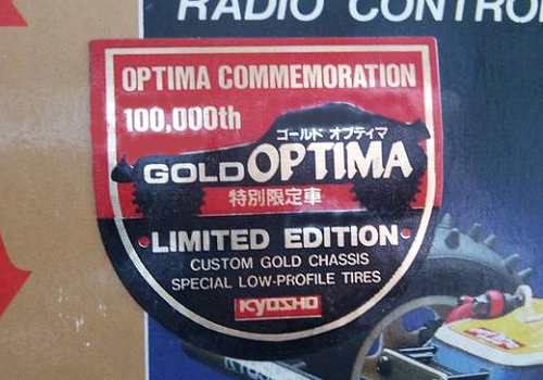 Kyosho Optima Gold Badge