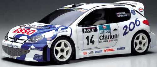 Kyosho Pureten Alpha EP - Peugeot 206