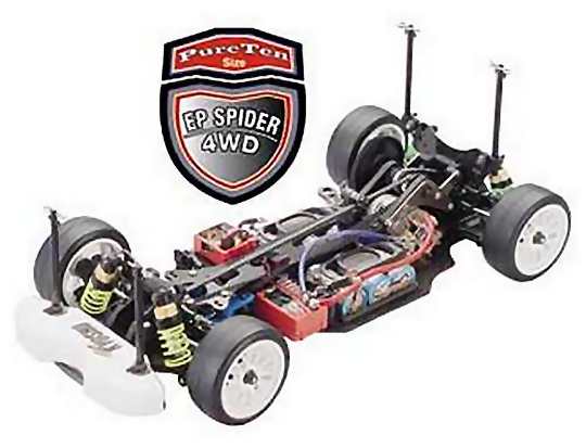 Kyosho PureTen EP Spider TF-4 Type R