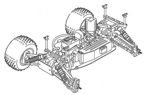 Kyosho Stadium Force TR15 Chassis