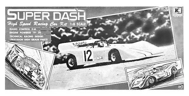 Kyosho Super Dash - 1:8 Nitro RC On Road Car