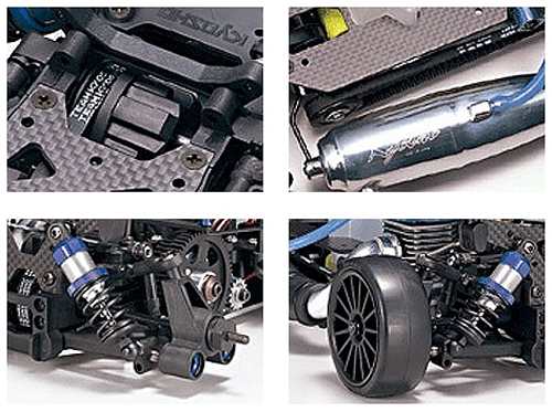 Kyosho V-One RRR Rubber Tire Chassis