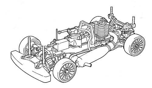 Kyosho V-One R Chassis