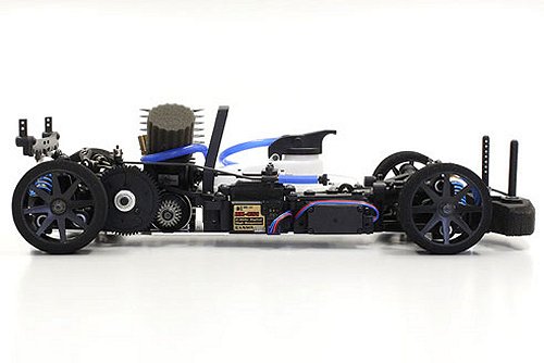 Kyosho V-Een R4 Chassis - Side View