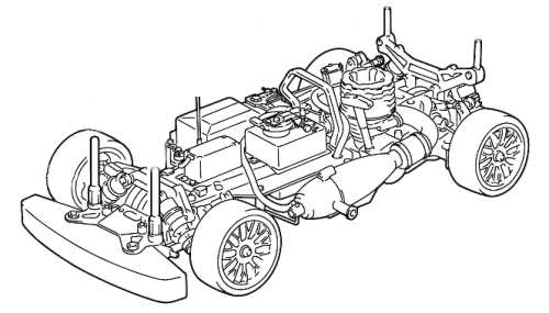 Kyosho V-One SII Chassis