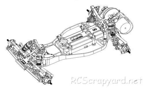 LRP S10 Twister Telaio