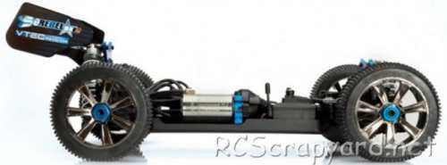 LRP S8 Rebel BXe Chasis