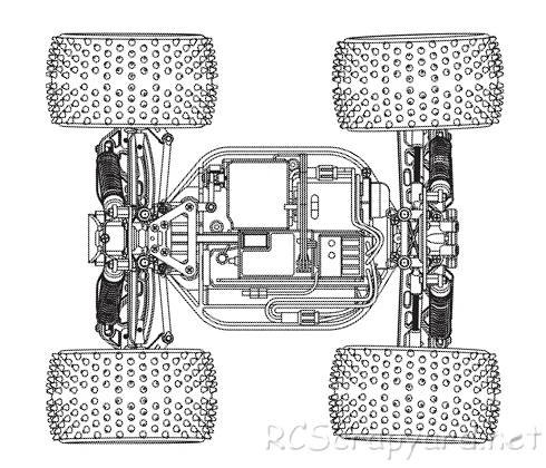 LRP Shark-18 ATV Telaio