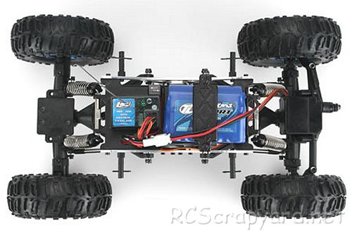 Team Losi Mini Rock Crawler Chasis