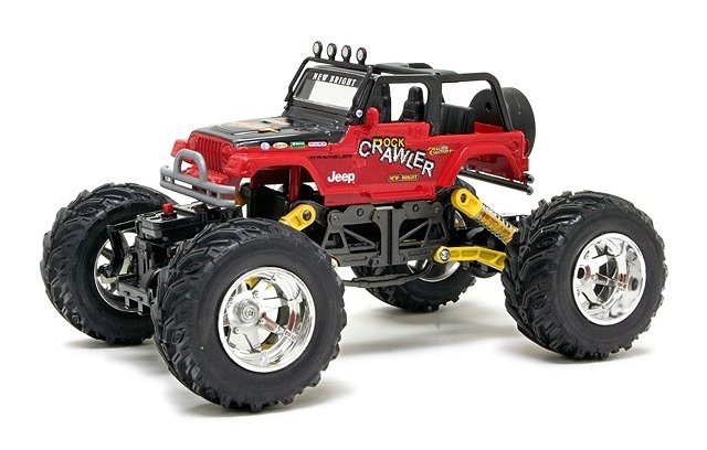 New-Bright Jeep Crawler - 1:18 Électrique Rock Crawler