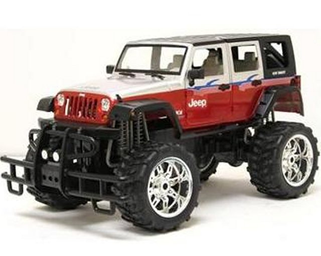 New Bright Jeep Wrangler 1/8 • (Archive de Modèles