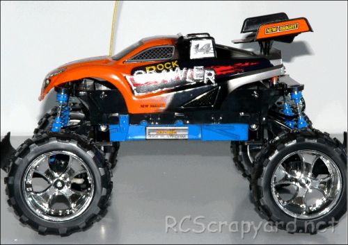 New-Bright Pro Dirt Rock Crawler Chassis