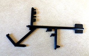 Sprue de plástico