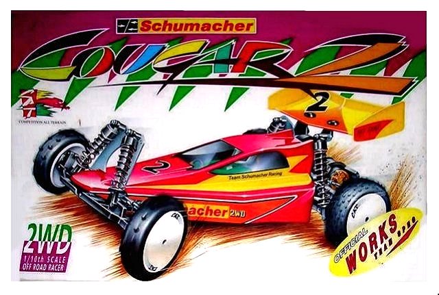 Schumacher Cougar 2 - Vintage 1:10 Elektrisch 2WD RC Buggy