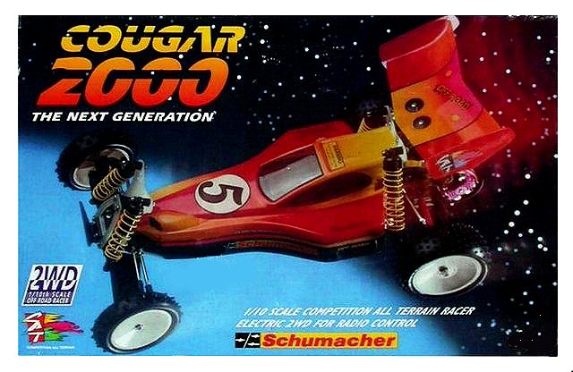 Schumacher Cougar 2000 - Vintage 1:10 Électrique 2RM RC Buggy