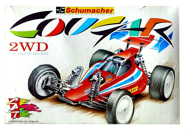 Schumacher Cougar - Vintage 1:10 Elektro 2WD RC Buggy