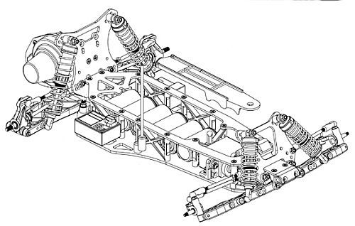 Schumacher Fireblade Evo Chassis