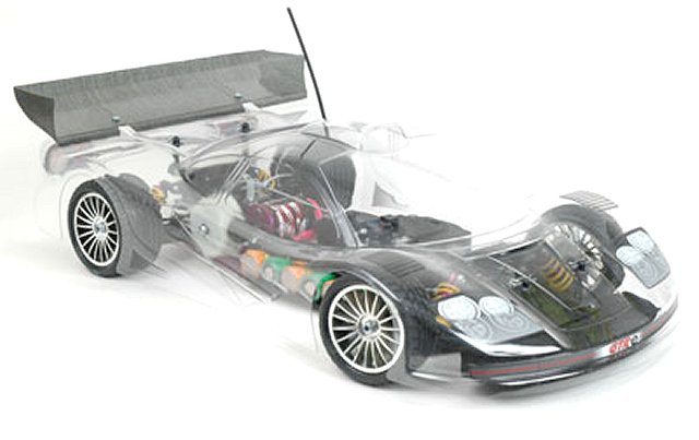 Schumacher Menace GTRe - 1:8 Elektrisch RC Toerwagen Chassis
