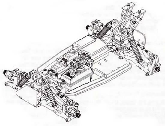 Thunder Tiger Mirage V-Spec Chassis